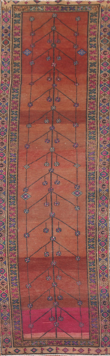 Handmade Wool Sirjan Persian Runner Rug 3x11