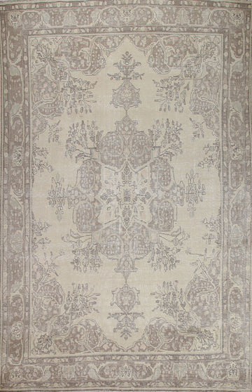 Distressed Tabriz Persian Area Rug 10x13