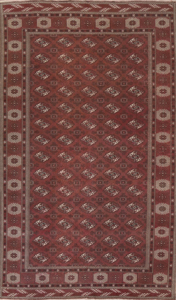 All-Over Wool Bokhara Oriental Area Rug 8x12