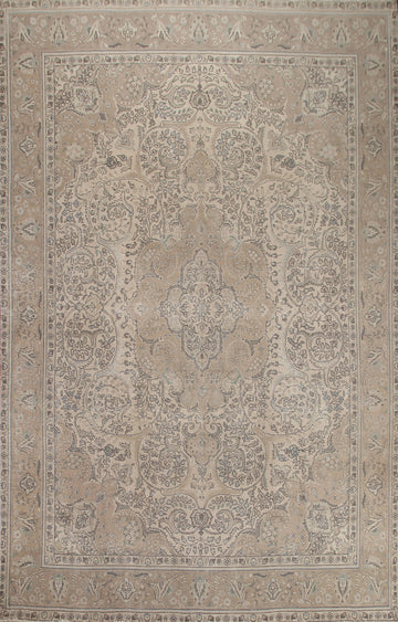 Wool Floral Tabriz Persian Area Rug 10x13