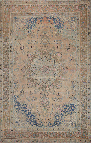 Handmade Wool Mashad Persian Area Rug 8x11