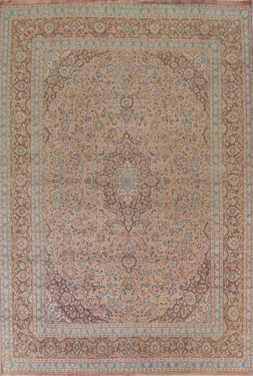 Traditional Mashad Persian Area Rug 10x13
