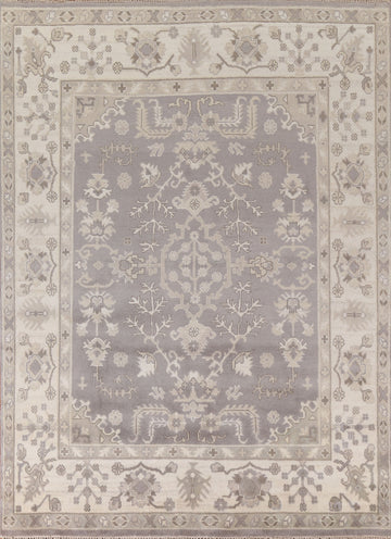 Geometric Oushak Handmade Area Rug 8x10