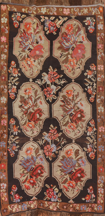Vegetable Dye Kilim Turkish Area Rug 6x12