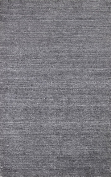 Gray Wool Moroccan Modern Area Rug 5x8