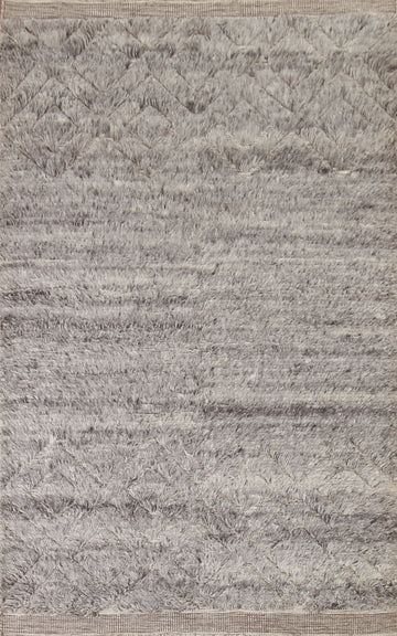 Handmade Plush Moroccan Area Rug 5x8