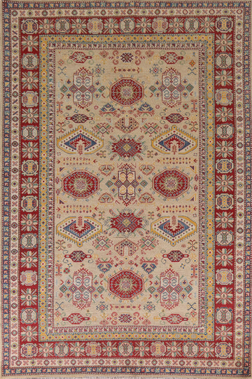 South Western Kazak Oriental Area Rug 7x10