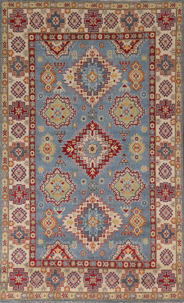 Blue Kazak South Western Area Rug 6x9