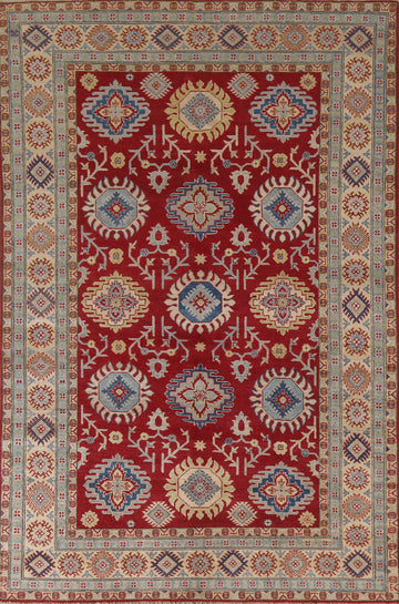 South Western Kazak Handmade Area Rug 6x9
