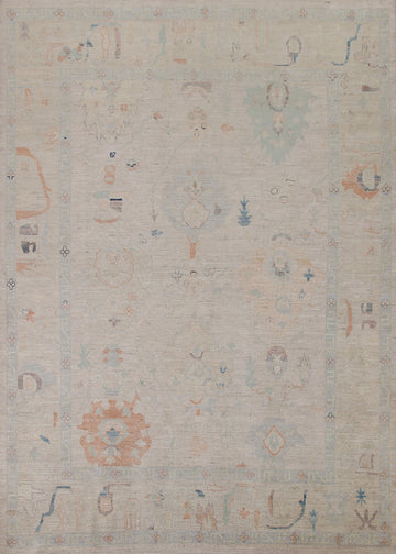 Oushak Vegetable Dye Area Rug 8x10