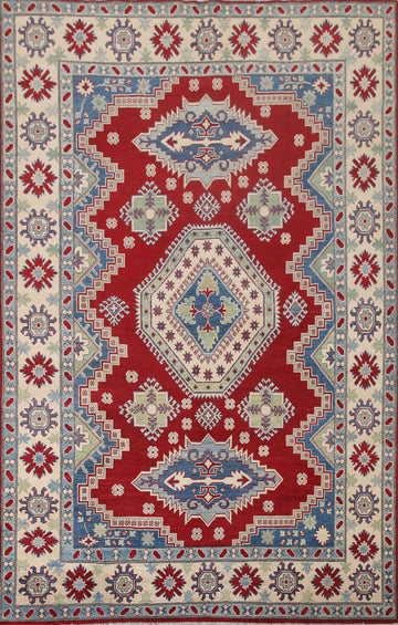 South Western Kazak Oriental Area Rug 7x10