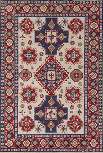 South Western Kazak Oriental Area Rug 7x10