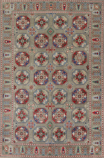 All-Over Kazak South Western Area Rug 7x10