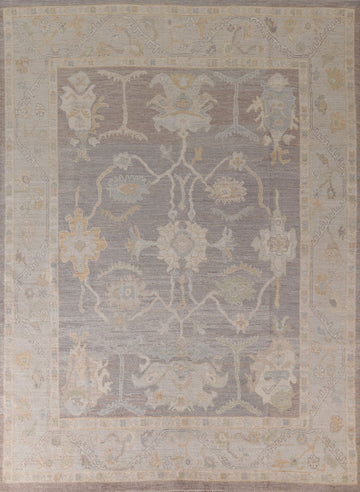Vegetable Dye Oushak Turkish Area Rug 8x10