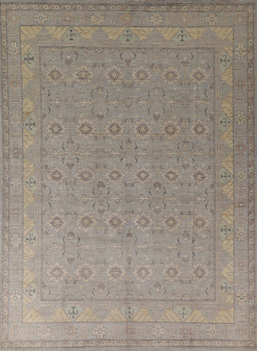 Vegetable Dye Oushak Turkish Area Rug 8x10