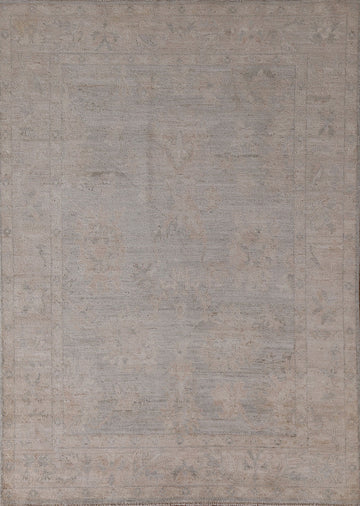 Vegetable Dye Oushak Turkish Area Rug 5x7