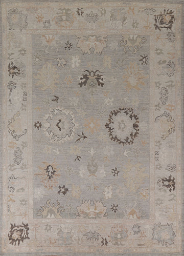 Vegetable Dye Oushak Turkish Area Rug 8x10