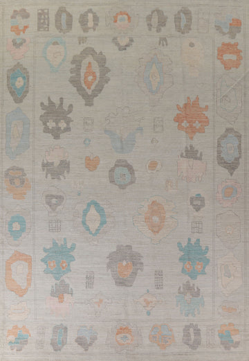 Vegetable Dye Oushak Large Area Rug 10x14