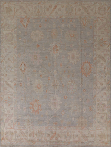 Vegetable Dye Oushak Turkish Area Rug 8x10