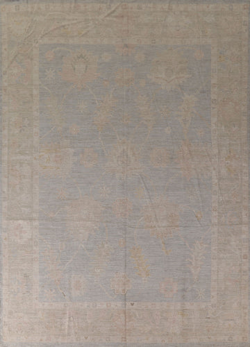 Vegetable Dye Oushak Turkish Area Rug 9x12