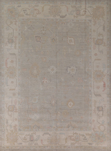 Vegetable Dye Oushak Turkish Area Rug 8x10