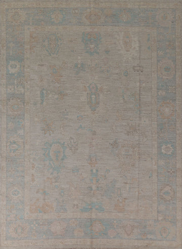 Vegetable Dye Oushak Turkish Area Rug 8x10
