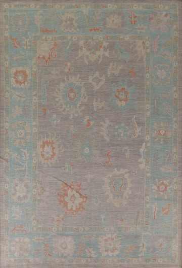 Handmade Oushak Vegetable Dye Area Rug 9x12
