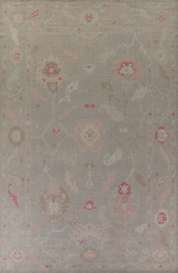 Vegetable Dye Oushak Large Area Rug 10x14