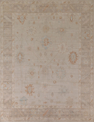 Vegetable Dye Oushak Turkish Area Rug 8x10