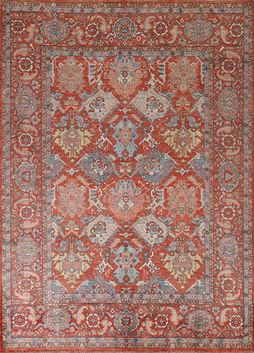 Vegetable Dye Heriz Serapi Wool Area Rug 8x10
