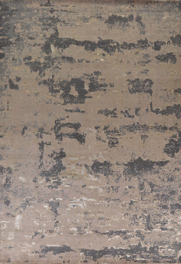 Vegetable Dye Abstract Area Rug 9x12