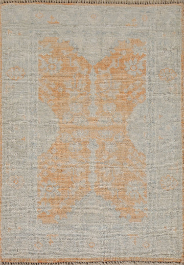 Vegetable Dye Oushak Oriental Rug 2x3