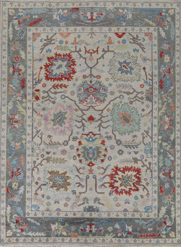 All-Over Floral Oushak Oriental Area Rug 8x10