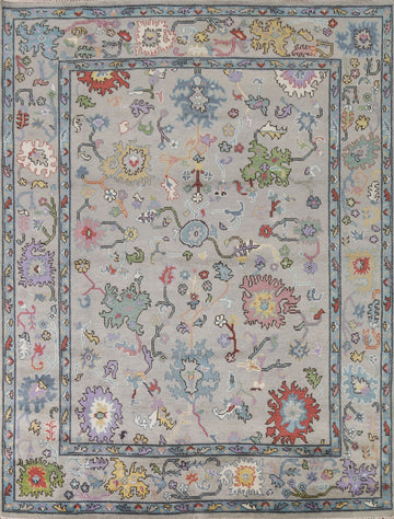 All-Over Oushak Living Room Area Rug 8x10
