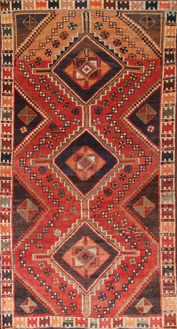 Vintage Geometric Lori Persian Rug 4x8