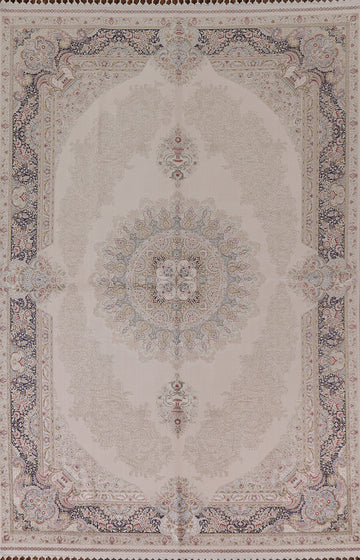 Traditional Qum Turkish Area Rug 6x10