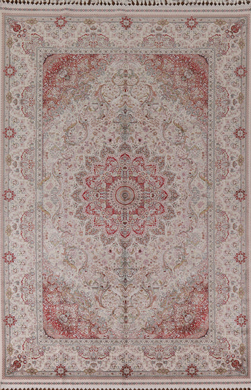 Traditional Tabriz Living Room Area Rug 7x10