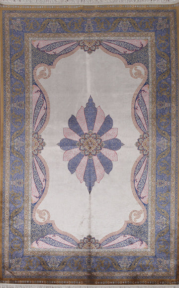 Traditional Qum Living Room Area Rug 6x10