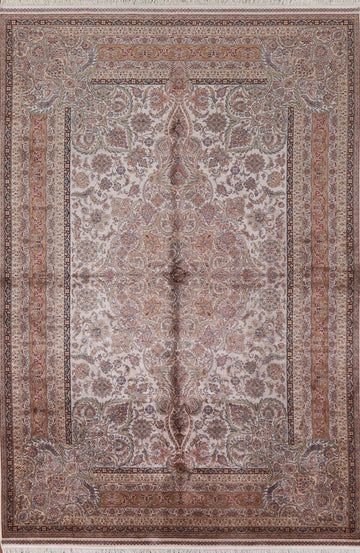 Traditional Qum Living Room Area Rug 7x10