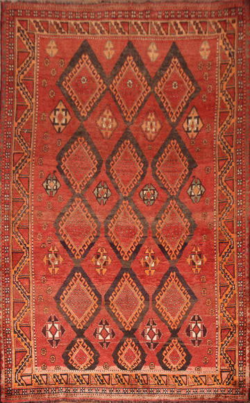 Vegetable Dye Lori Persian Area Rug 6x9