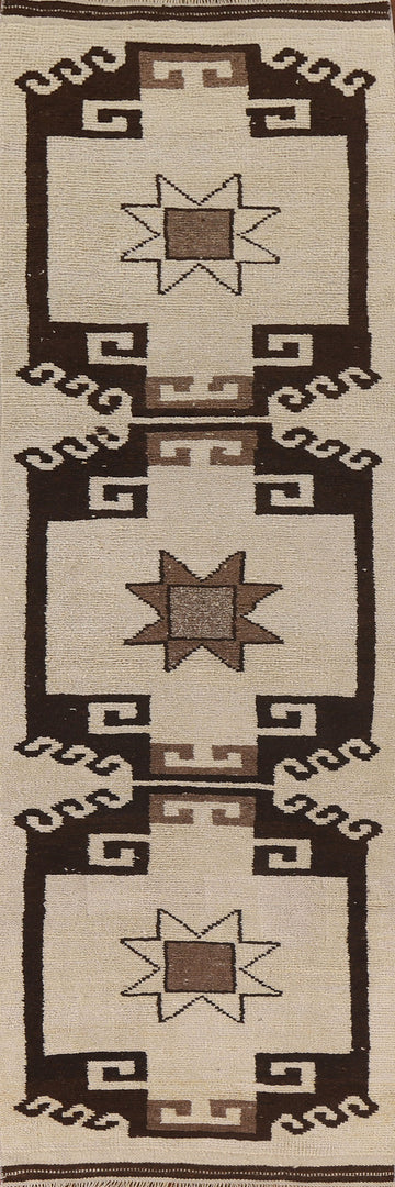 Natural Dye Anatolian Turkish Runner Rug 3x12