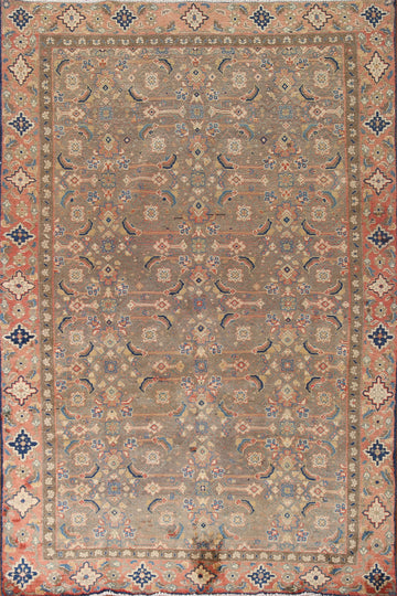 Vintage Wool Mahal Persian Area Rug 5x8