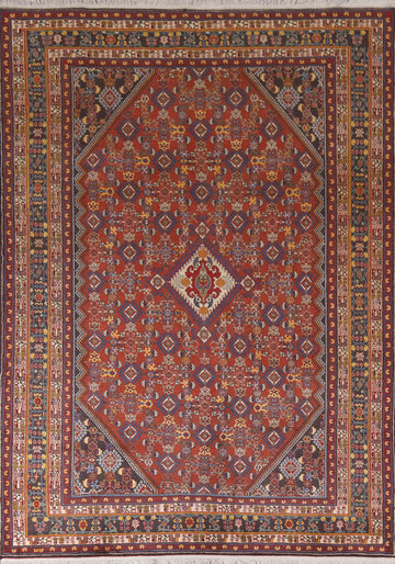 Vegetable Dye Kashkoli Persian Area Rug 7x10
