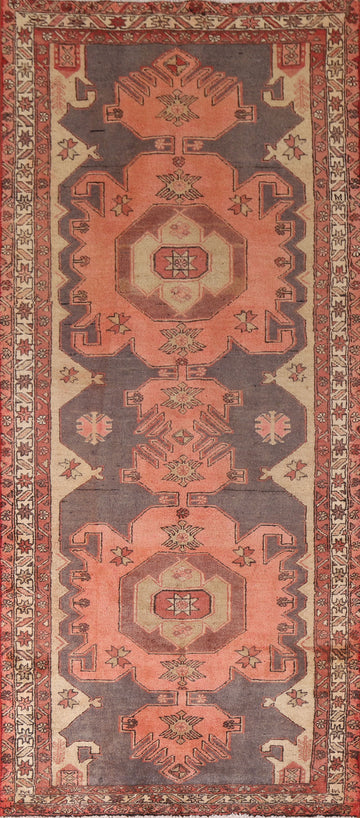 Vintage Ardebil Persian Runner Rug 4x10