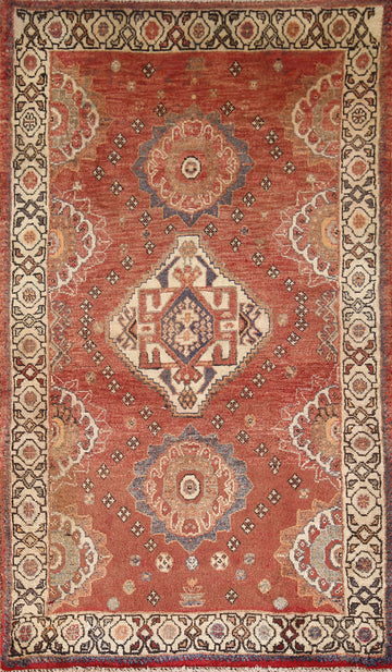 Geometric Shiraz Persian Rug 3x6