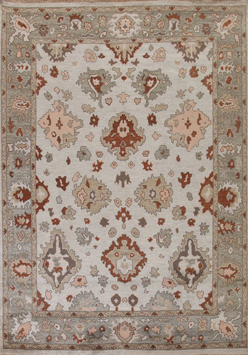 Floral Oushak Indian Area Rug 9x12