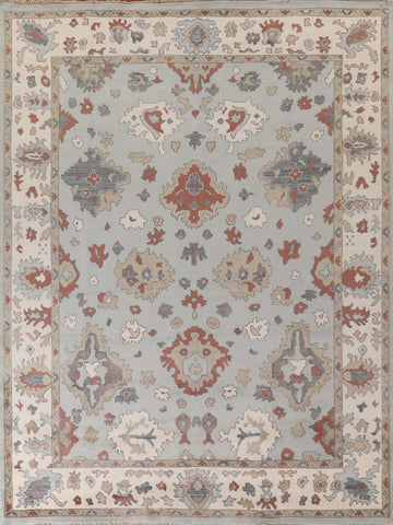 All-Over Floral Oushak Oriental Area Rug 9x12