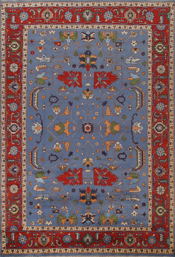 Blue Heriz Serapi Living Room Area Rug 9x12