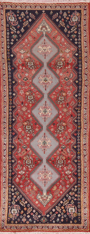 Vegetable Dye Abadeh Persian Runner Rug 3x9