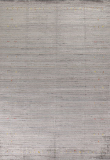Striped Gabbeh Oriental Area Rug 9x12